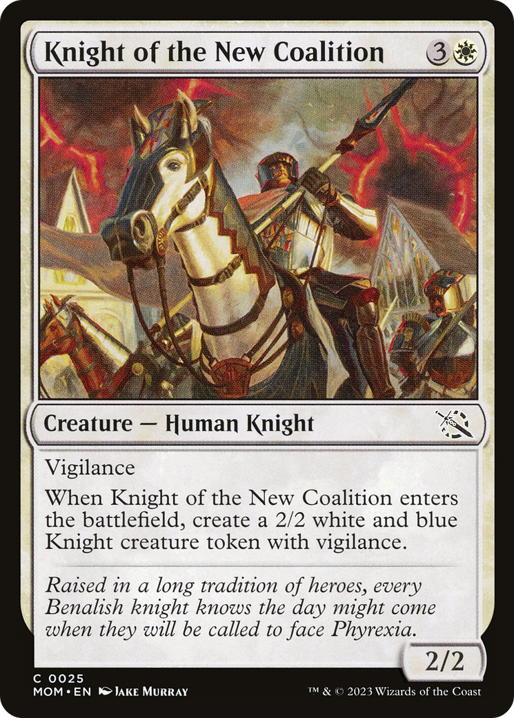 Image of Knight of the New Coalition (MOM-025) - March of the Machine