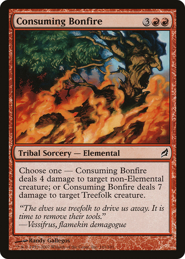 Image of Consuming Bonfire (LRW-161) - Lorwyn