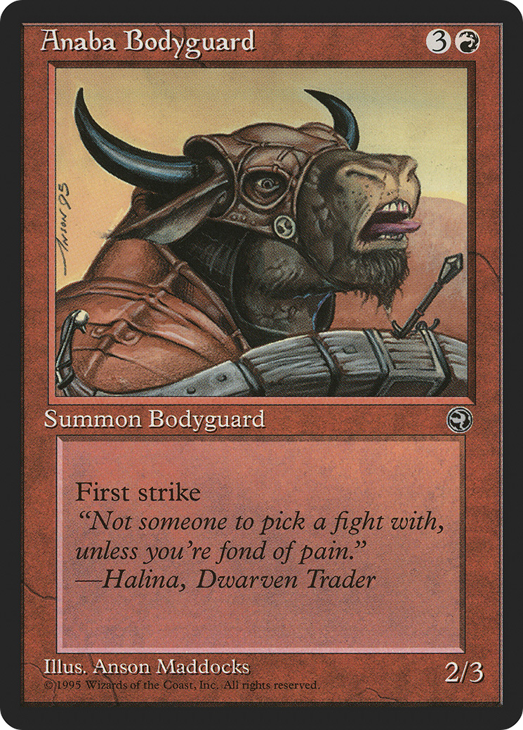 Image of Anaba Bodyguard [Version 2] (HML-084) - Homelands