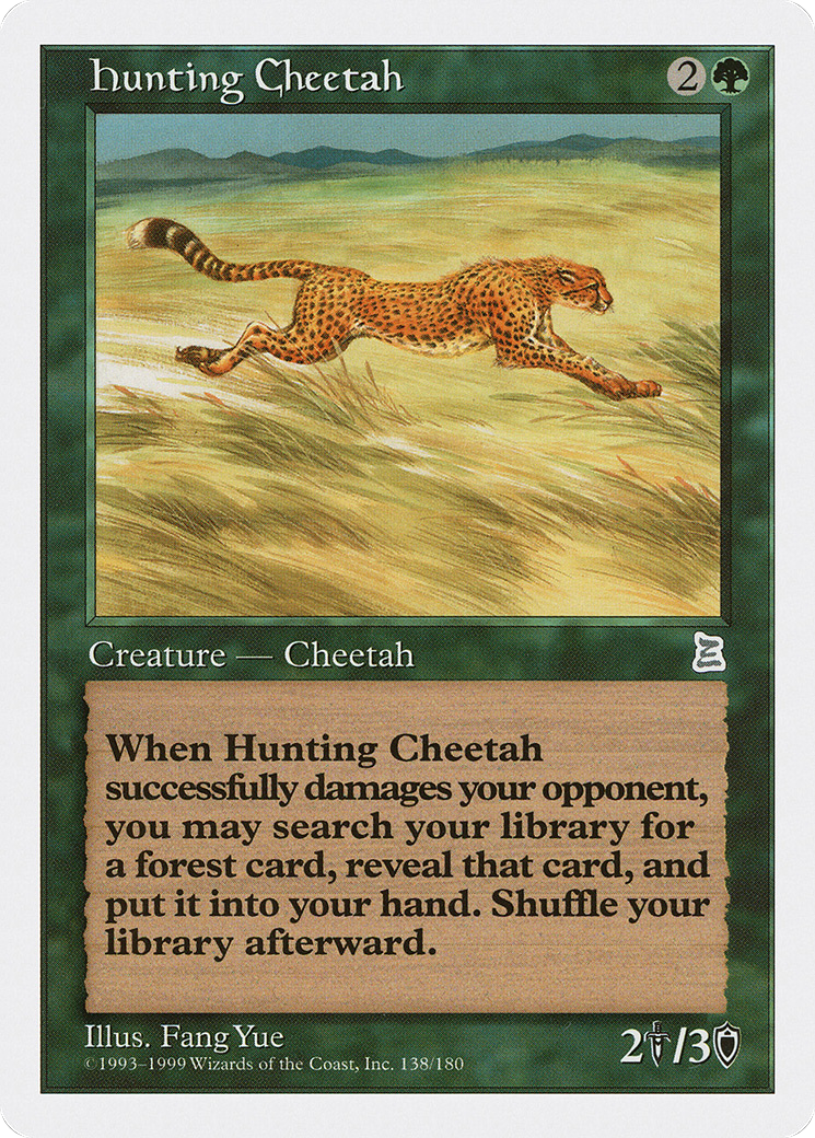 Image of Hunting Cheetah (PTK-138) - Portal Three Kingdoms