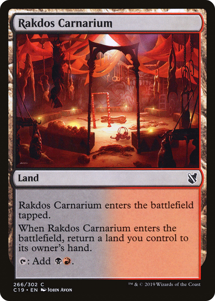 Image of Rakdos Carnarium (C19-266) - Commander 2019