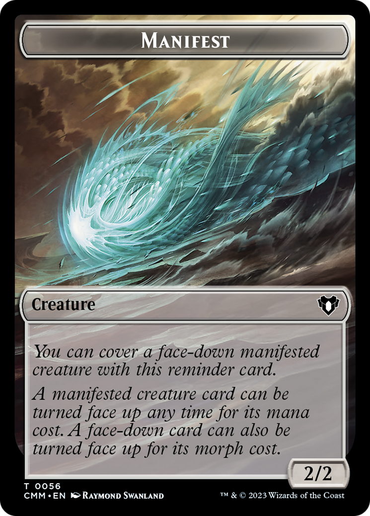 Image of Manifest (TCMM-056) - Commander Masters Tokens Foil
