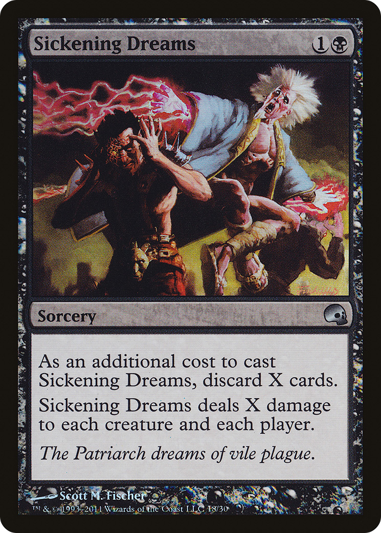 Image of Sickening Dreams (GRV-018) - Premium Deck Series: Graveborn Foil
