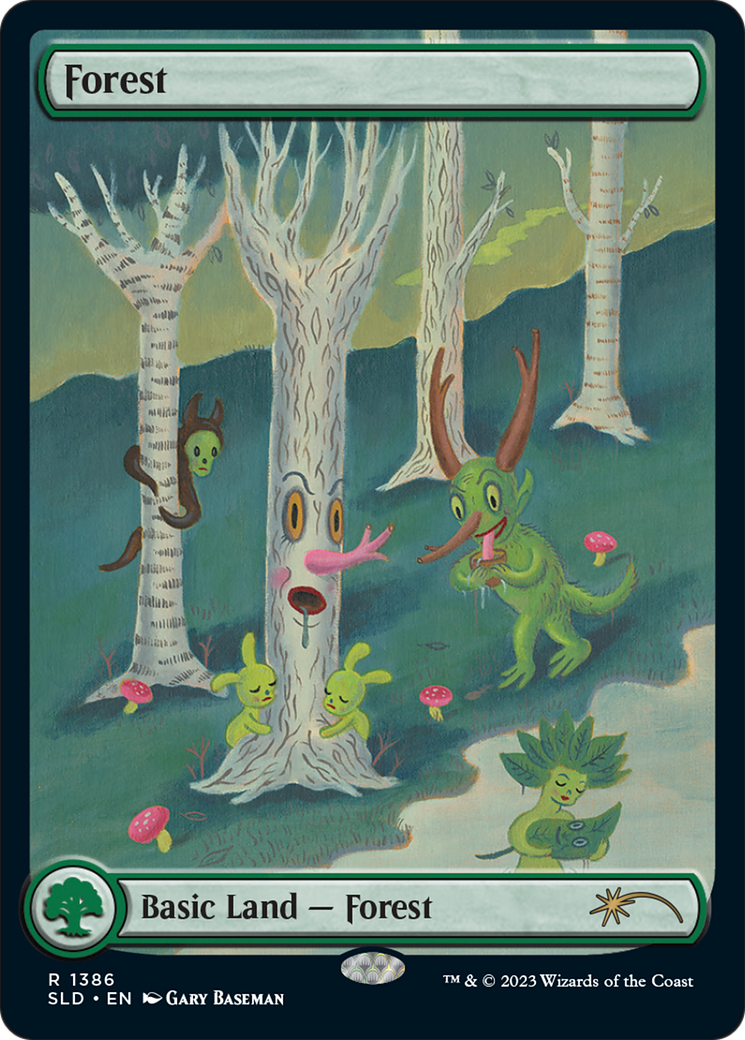 Image of Forest (1386) (SLD-1386) - Secret Lair Drop: (Full Art)