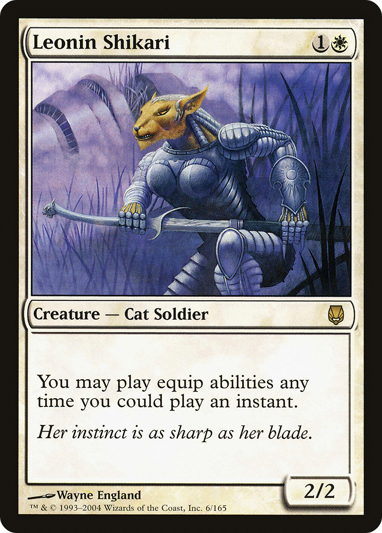 Image of Leonin Shikari (DST-006) - Darksteel Foil