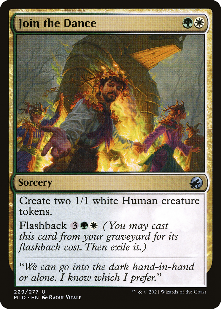Image of Join the Dance (MID-229) - Innistrad: Midnight Hunt Foil