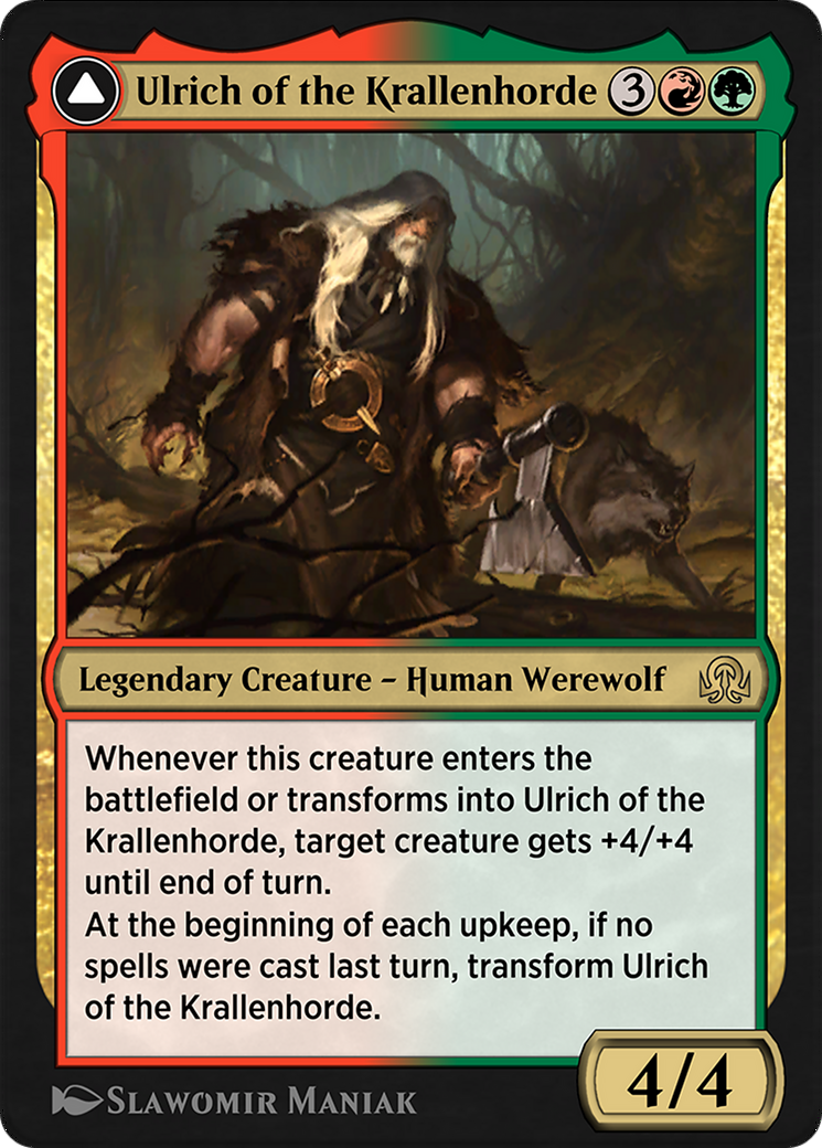 Image of Ulrich of the Krallenhorde // Ulrich, Uncontested Alpha (SIR-246) - Shadows over Innistrad Remastered