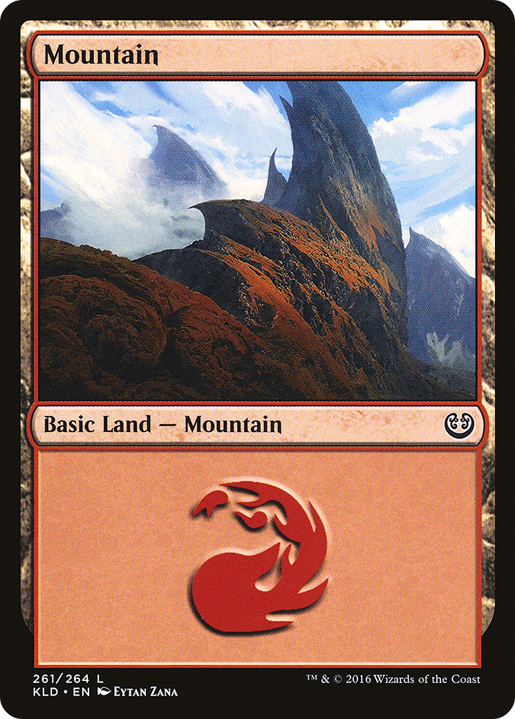 Image of Mountain (261) (KLD-261) - Kaladesh Foil