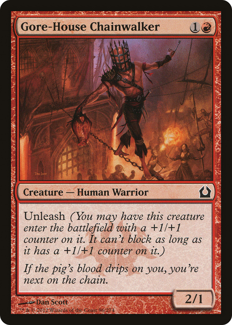 Image of Gore-House Chainwalker (RTR-096) - Return to Ravnica Foil