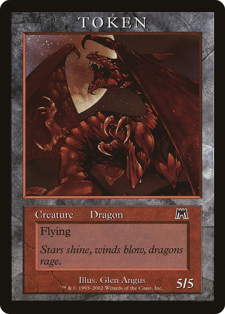Image of Dragon Token (ONS) (MPRP-) - Magic Player Rewards 2002