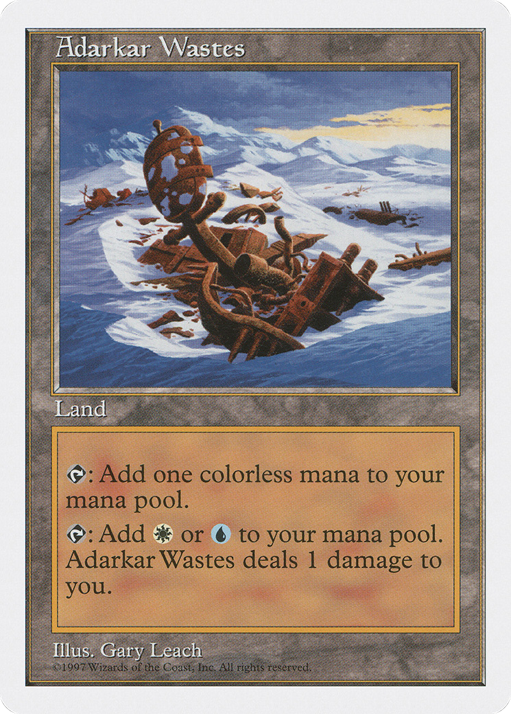 Image of Adarkar Wastes (5ED-410) - Fifth Edition