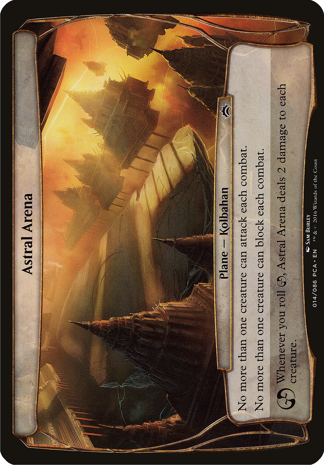 Image of Astral Arena (Planechase Anthology) (OVER-011) - Planechase Anthology Planes