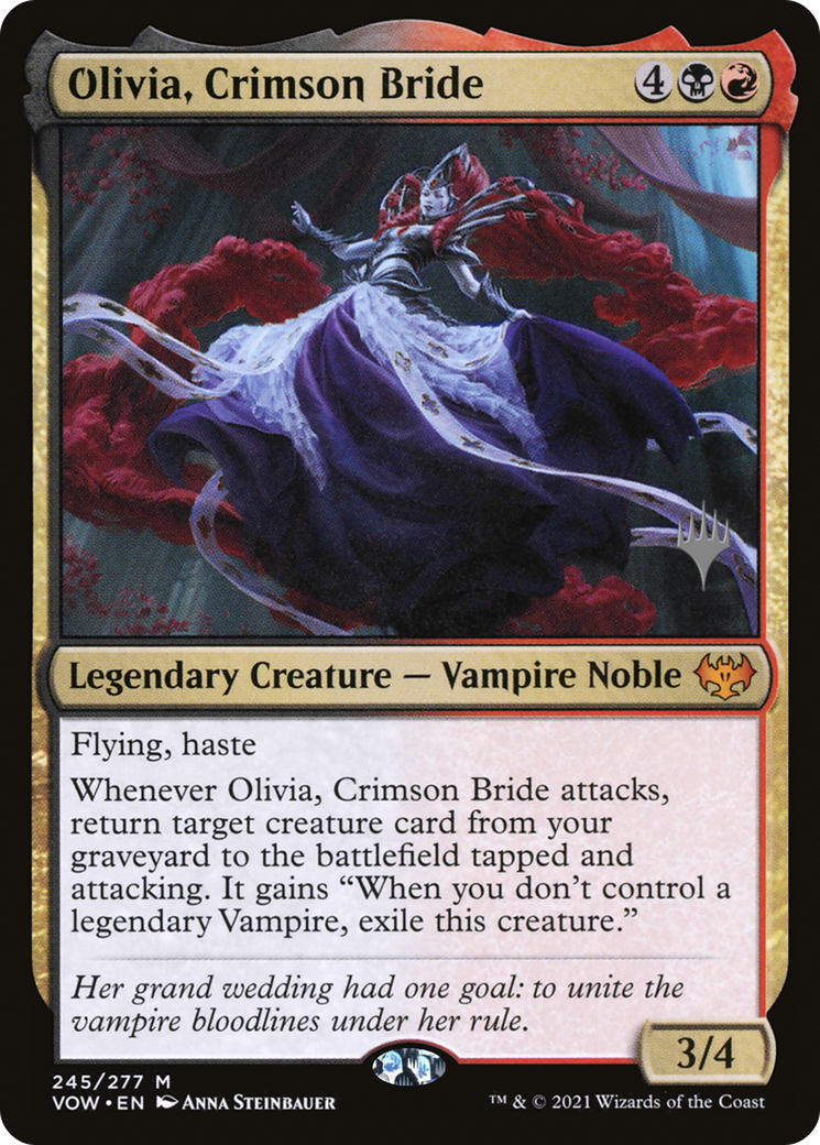 Image of Olivia, Crimson Bride (PPNEO-245P) - Innistrad: Crimson Vow Promos