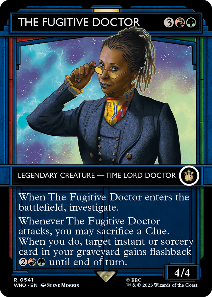 Image of The Fugitive Doctor (Showcase) (WHO-541) - Doctor Who: (Showcase) (Borderless) Foil