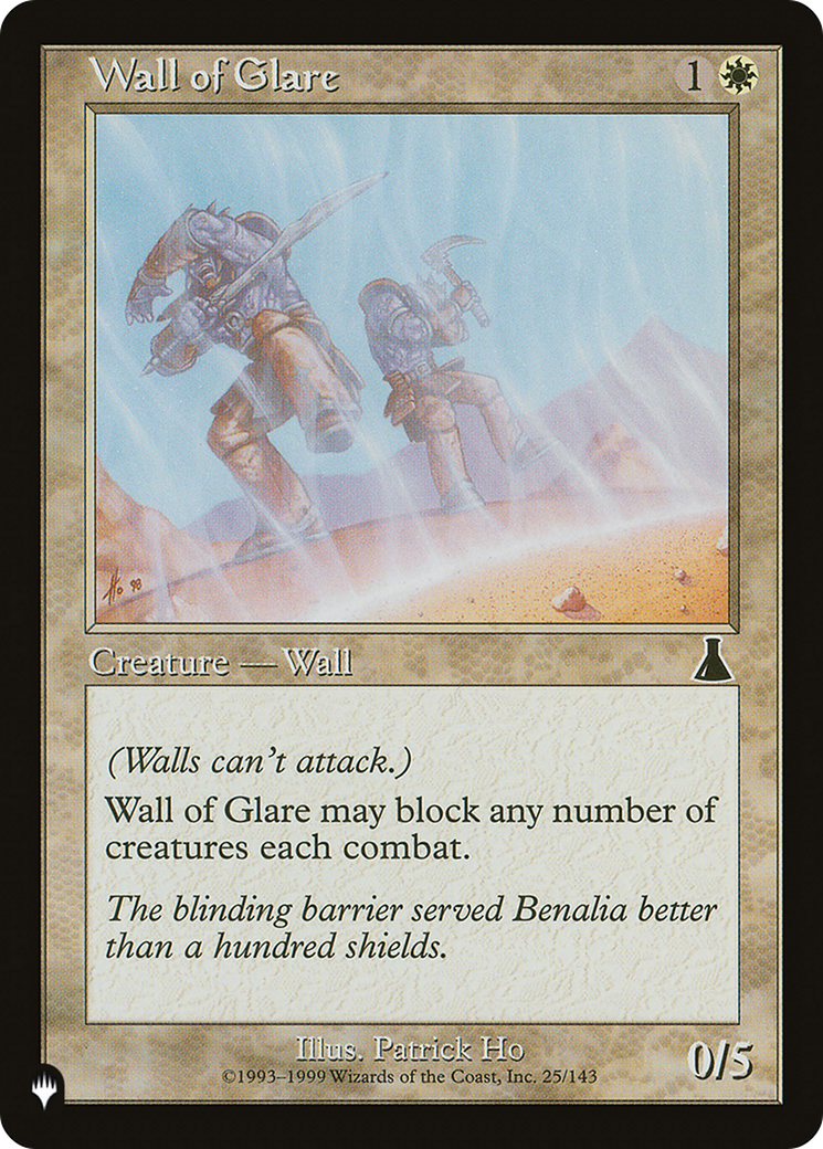 Image of Wall of Glare (LIST-UDS-25) - The List