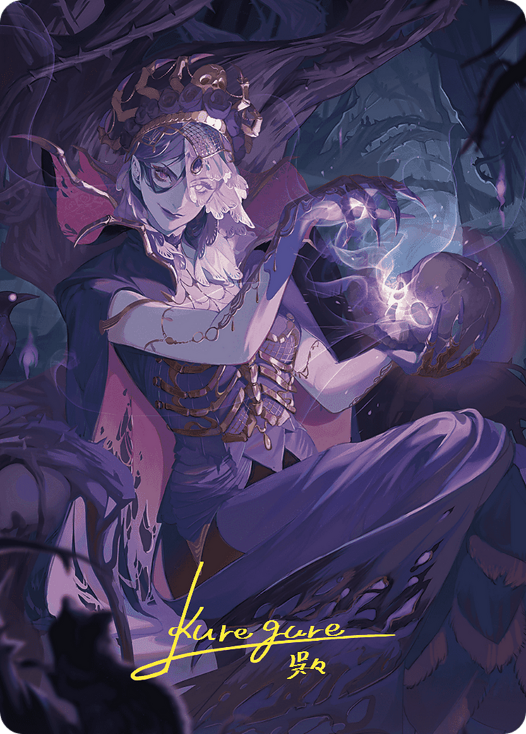 Image of Necropotence // Necropotence (AWOE-080) - Wilds of Eldraine Art Series (Borderless)