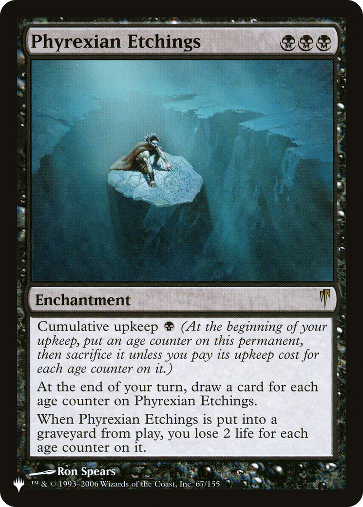 Image of Phyrexian Etchings (LIST-CSP-67) - The List