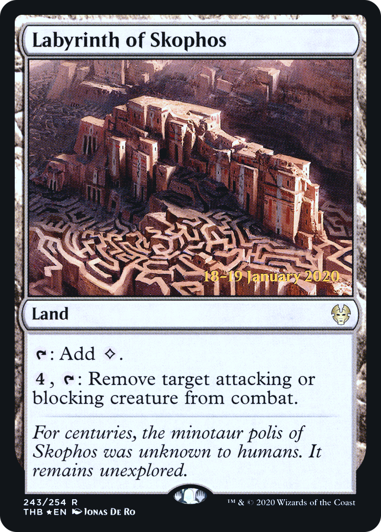 Image of Labyrinth of Skophos (PRE-243S) - Theros Beyond Death Promos Foil