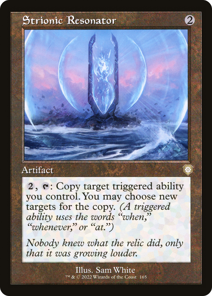 Image of Strionic Resonator (Retro Frame) (BRC-165) - The Brothers' War Commander