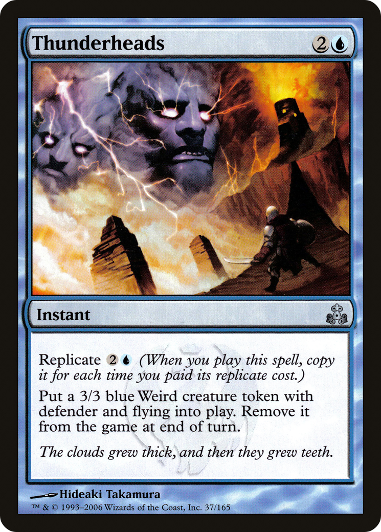 Image of Thunderheads (GPT-037) - Guildpact Foil
