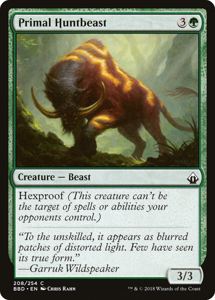 Image of Primal Huntbeast (BBD-208) - Battlebond Foil