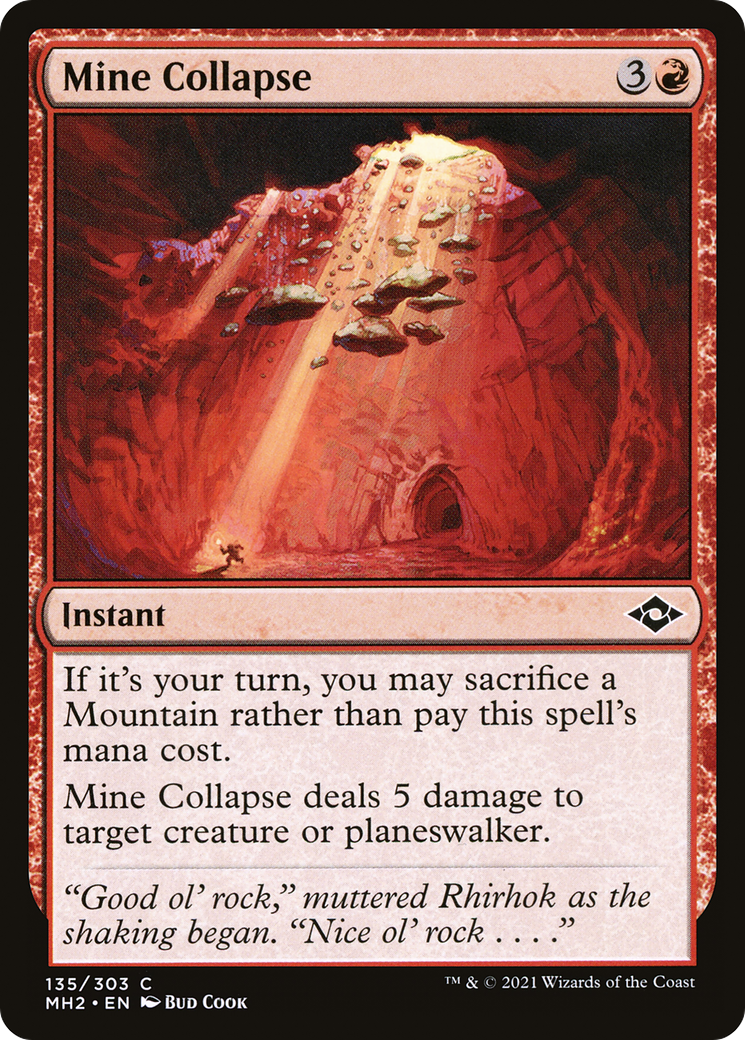 Image of Mine Collapse (MH2-135) - Modern Horizons 2 Foil