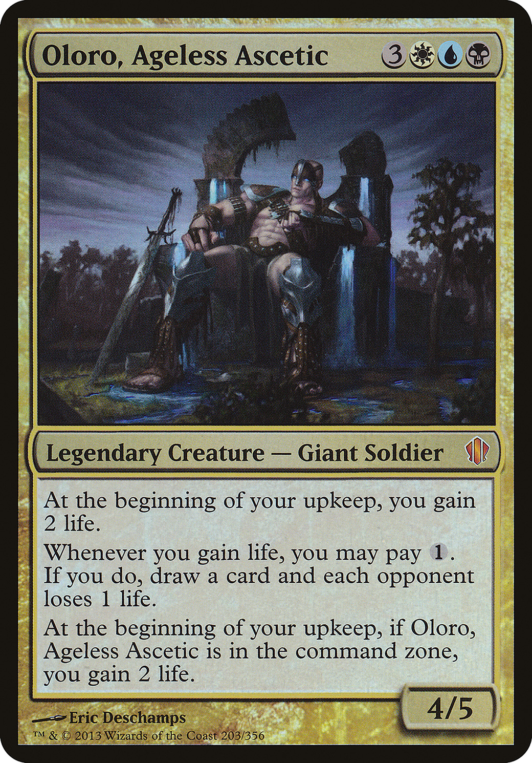 Image of Oloro, Ageless Ascetic (Commander 2013) (OVER-203) - Commander 2013 Oversized Foil