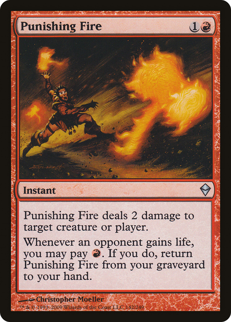 Image of Punishing Fire (ZEN-142) - Zendikar Foil