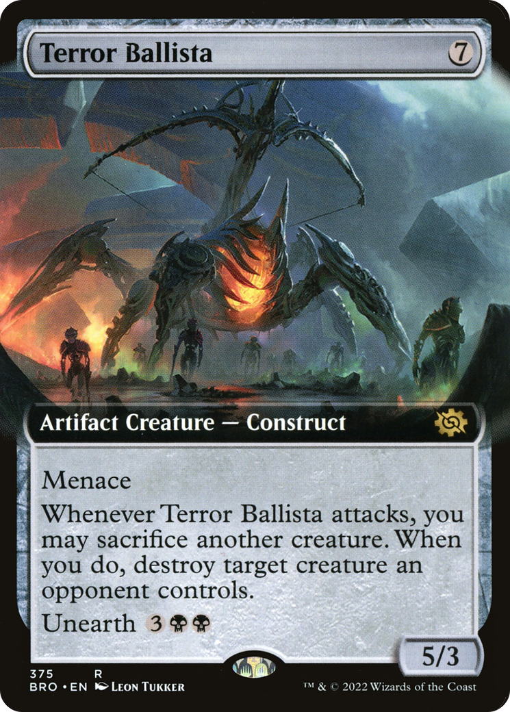 Image of Terror Ballista (Extended Art) (BRO-375) - The Brothers' War: (Extended Art)