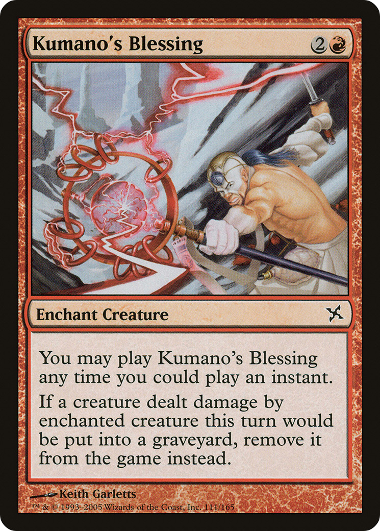 Image of Kumano's Blessing (BOK-111) - Betrayers of Kamigawa