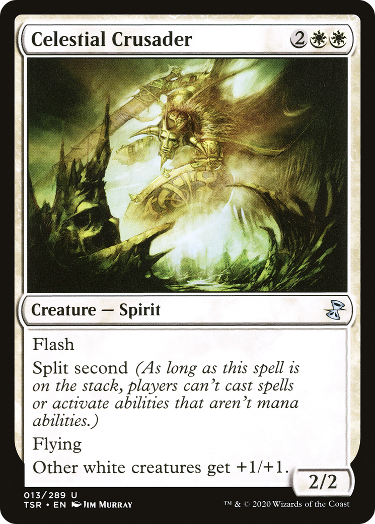 Image of Celestial Crusader (TSR-013) - Time Spiral Remastered Foil