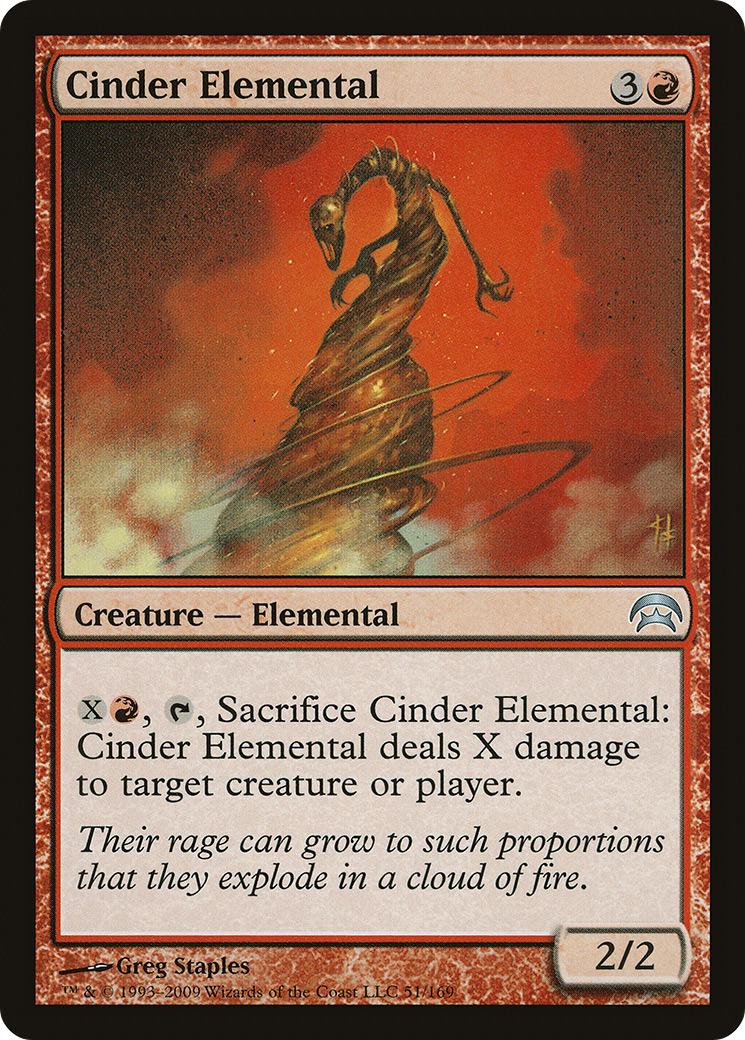 Image of Cinder Elemental (HOP-051) - Planechase