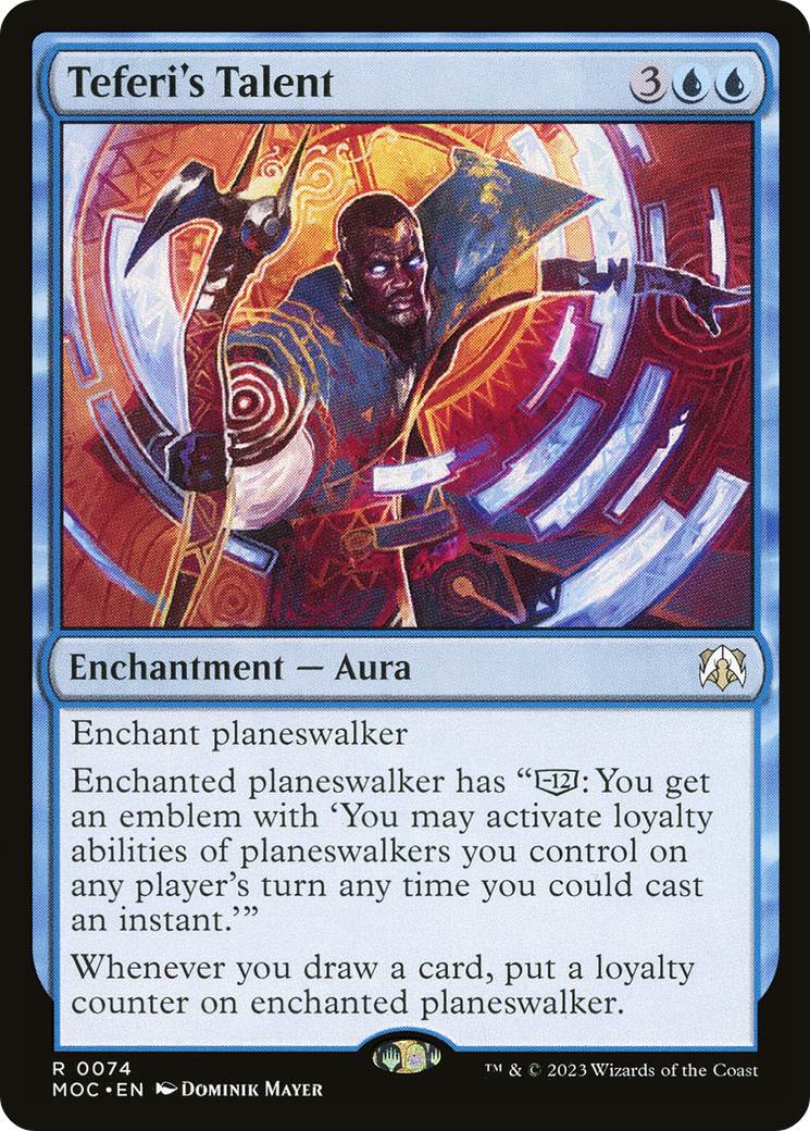 Image of Teferi's Talent (MOC-074) - March of the Machine Commander