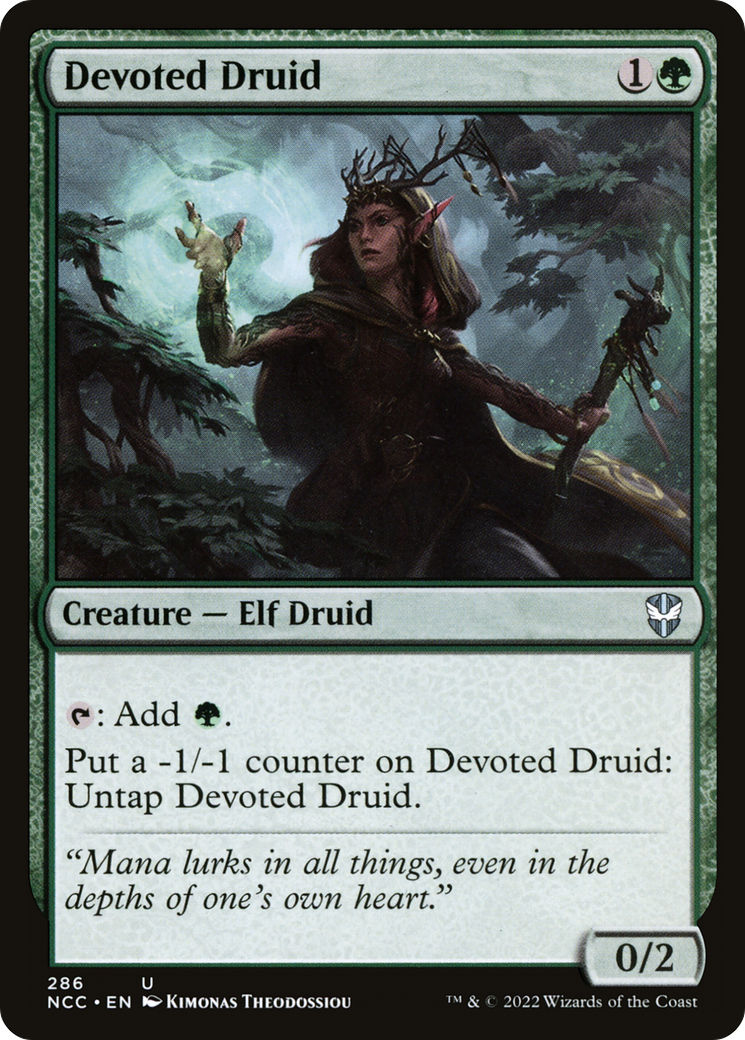 Image of Devoted Druid (NCC-286) - New Capenna Commander