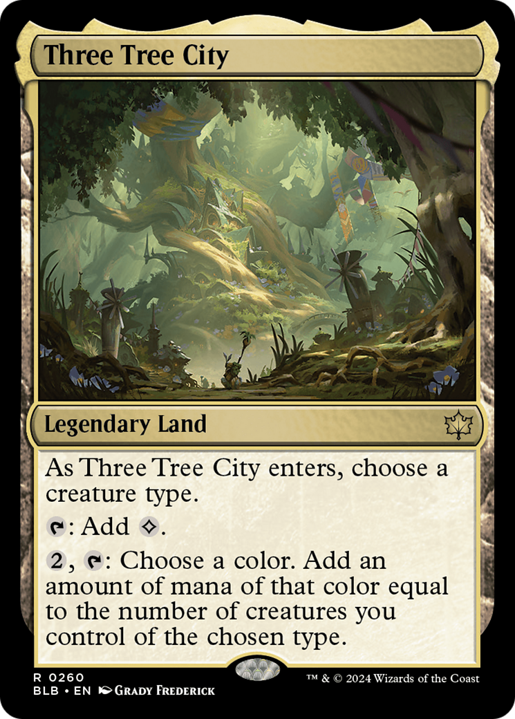 Image of Three Tree City (BLB-260) - Bloomburrow