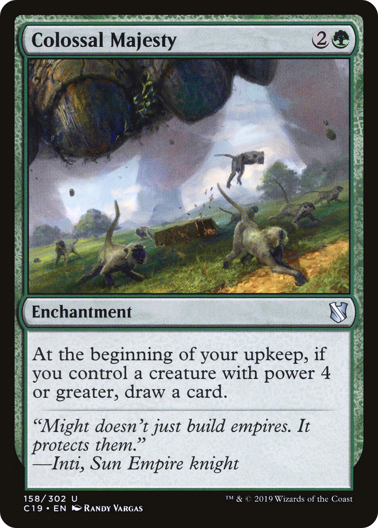 Image of Colossal Majesty (C19-158) - Commander 2019