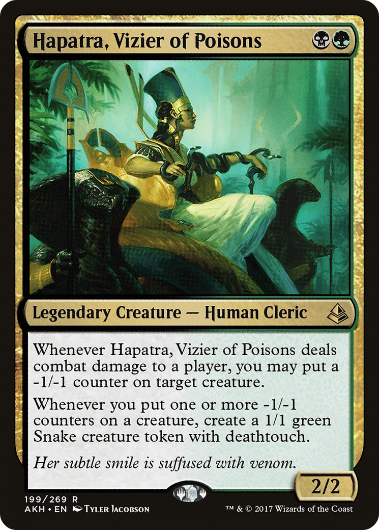 Image of Hapatra, Vizier of Poisons (AKH-199) - Amonkhet Foil