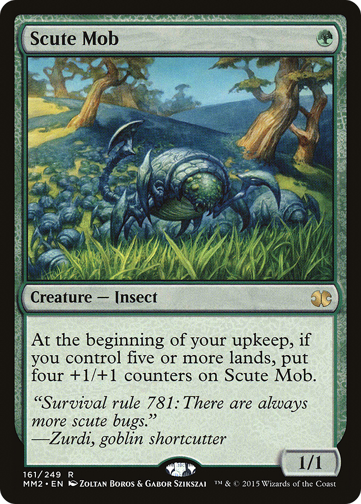Image of Scute Mob (MM2-161) - Modern Masters 2015 Foil