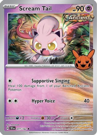 Image of Scream Tail 077/162  Trick or Trade BOOster Bundle 2024 - Uncommon
