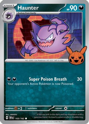 Image of Haunter 103/162  Trick or Trade BOOster Bundle 2024 - Common