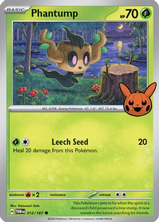 Image of Phantump 012/167  Trick or Trade BOOster Bundle 2024 - Common