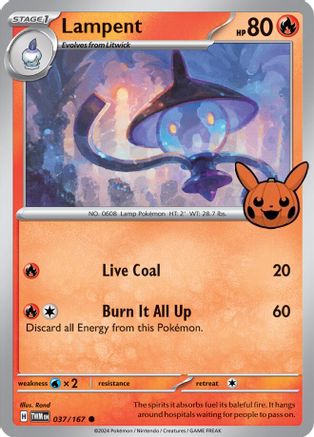Image of Lampent 037/167  Trick or Trade BOOster Bundle 2024 - Common