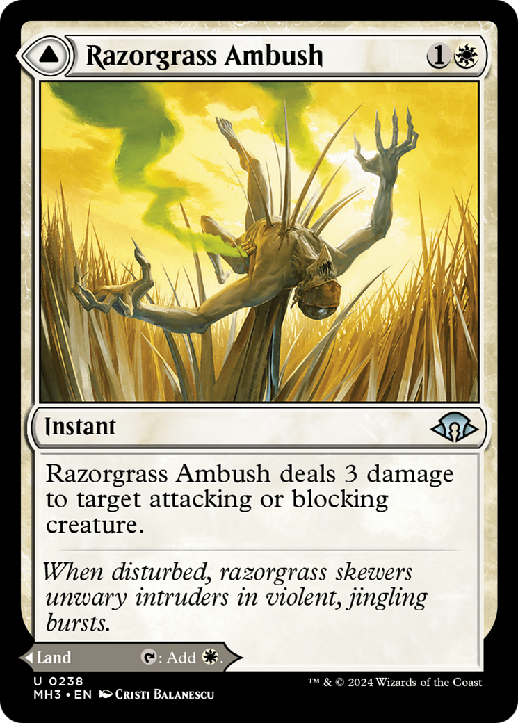 Image of Razorgrass Ambush (MH3-238) - Modern Horizons 3 Foil