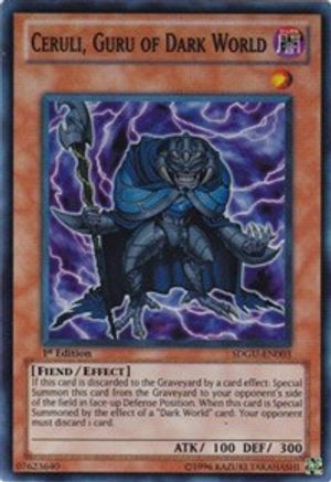 Image of Ceruli, Guru of Dark World (SDGU-EN003) - Structure Deck: Gates of the Underworld 1st Edition