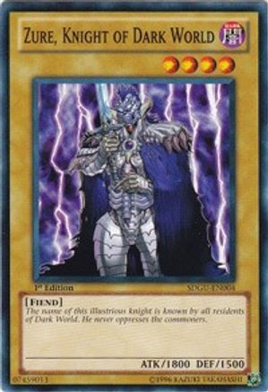 Image of Zure, Knight of Dark World (SDGU-EN004) - Structure Deck: Gates of the Underworld 1st Edition
