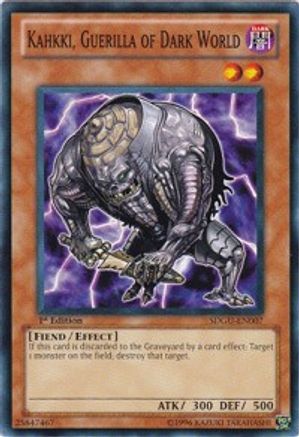 Image of Kahkki, Guerilla of Dark World (SDGU-EN007) - Structure Deck: Gates of the Underworld Unlimited