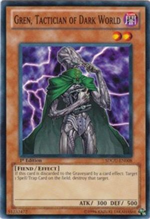Image of Gren, Tactician of Dark World (SDGU-EN008) - Structure Deck: Gates of the Underworld 1st Edition