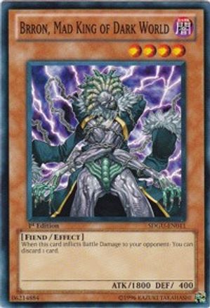 Image of Brron, Mad King of Dark World (SDGU-EN011) - Structure Deck: Gates of the Underworld Unlimited