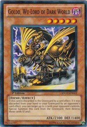 Image of Goldd, Wu-Lord of Dark World (SDGU-EN013) - Structure Deck: Gates of the Underworld Unlimited