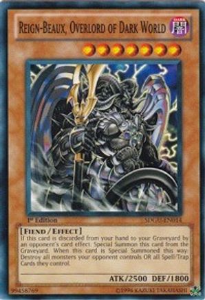 Image of Reign-Beaux, Overlord of Dark World (SDGU-EN014) - Structure Deck: Gates of the Underworld Unlimited